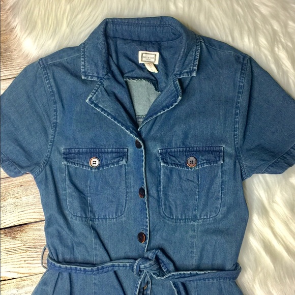 Mo:vint denim shirt dress - Picture 3 of 4